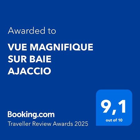 ポルティシオVue Magnifique Sur Baie Ajaccioアパートメント エクステリア 写真