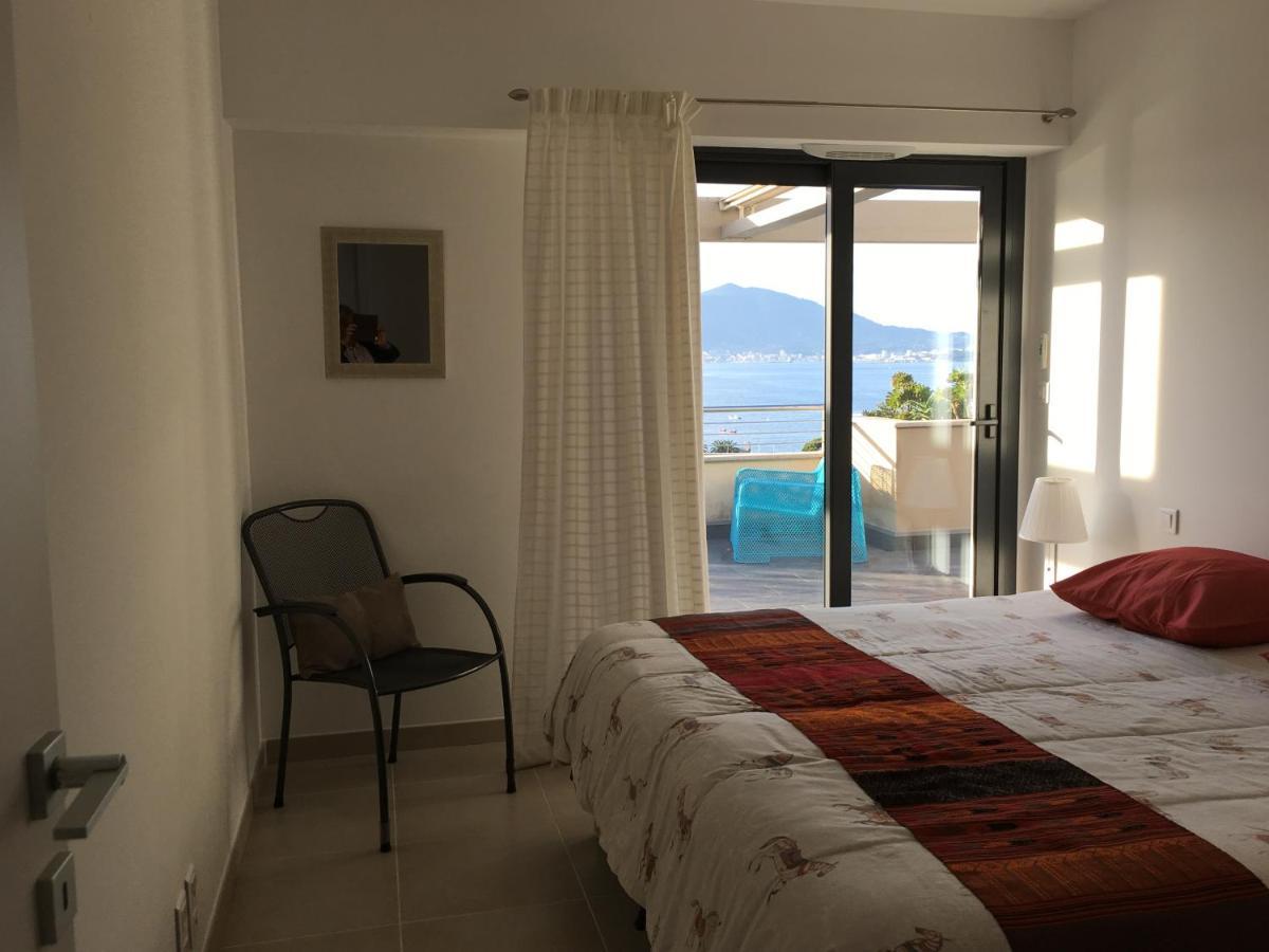 ポルティシオVue Magnifique Sur Baie Ajaccioアパートメント エクステリア 写真