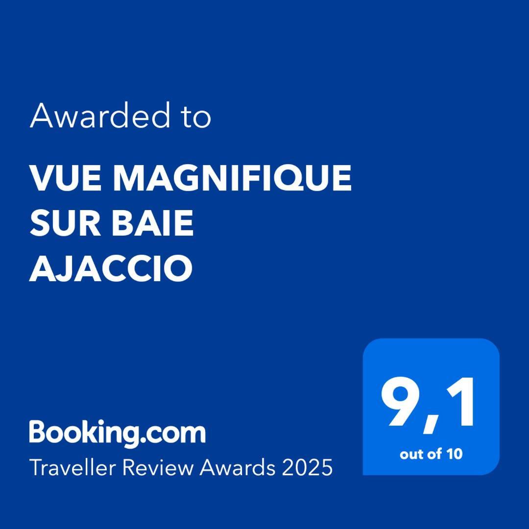 ポルティシオVue Magnifique Sur Baie Ajaccioアパートメント エクステリア 写真